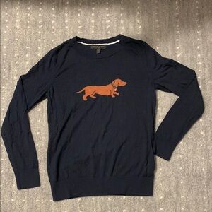 Navy Dachshund Cardigan